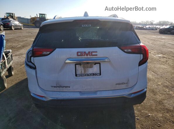 3GKALVEV9JL253047 2018 GMC TERRAIN Белый Вид сзади