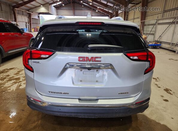 3GKALVEV9KL333336 2019 GMC TERRAIN Серебряный Вид сзади