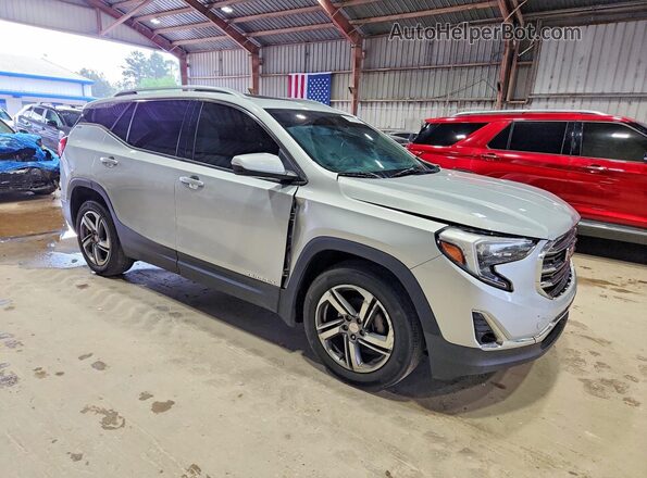3GKALVEV9KL333336 2019 GMC TERRAIN Серебряный Передняя правая четверть