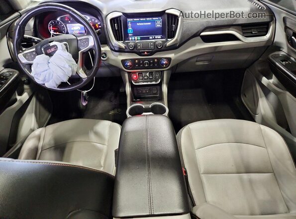 3GKALVEV9KL333336 2019 GMC TERRAIN Серебряный Вид панели приборов