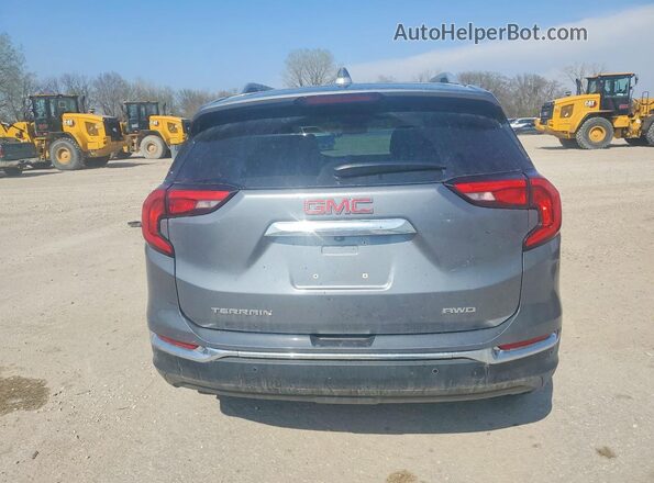 3GKALVEV9LL312178 2020 GMC TERRAIN Gray Вид ззаду