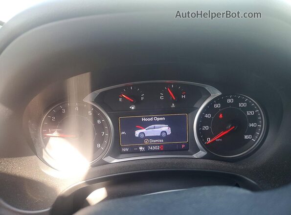3GKALVEV9LL312178 2020 GMC TERRAIN Gray Вид щитка приладів