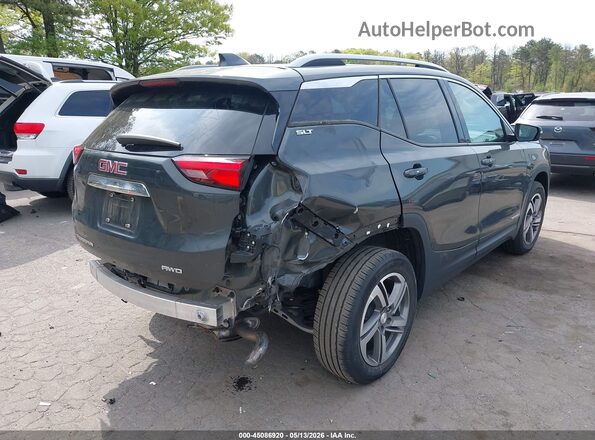 3GKALVEVXML392754 2021 GMC TERRAIN Серый Вид спереди