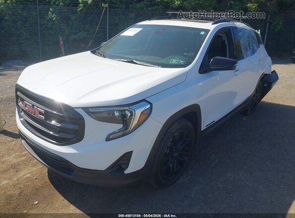 3GKALVEX1LL308692 2020 GMC TERRAIN White Передня ліва чверть