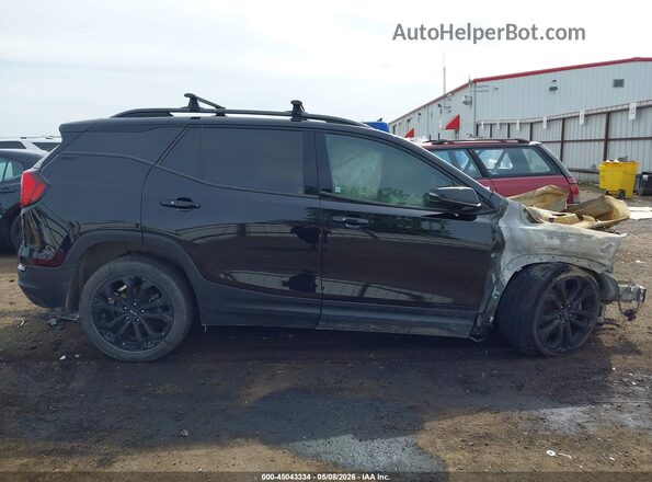 3GKALVEX1LL314945 2020 GMC TERRAIN Black Вид щитка приладів