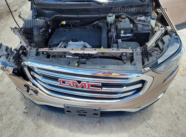 3GKALVEX2JL270712 2018 GMC TERRAIN Tan Widok komory silnika