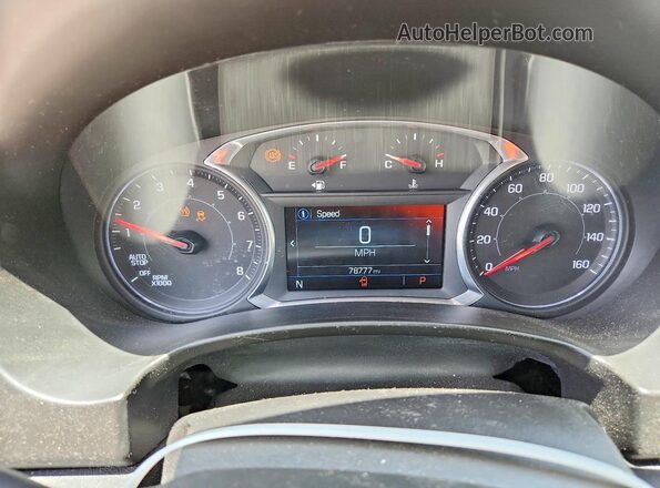3GKALVEX2JL270712 2018 GMC TERRAIN Tan Widok zestawu wskaźników