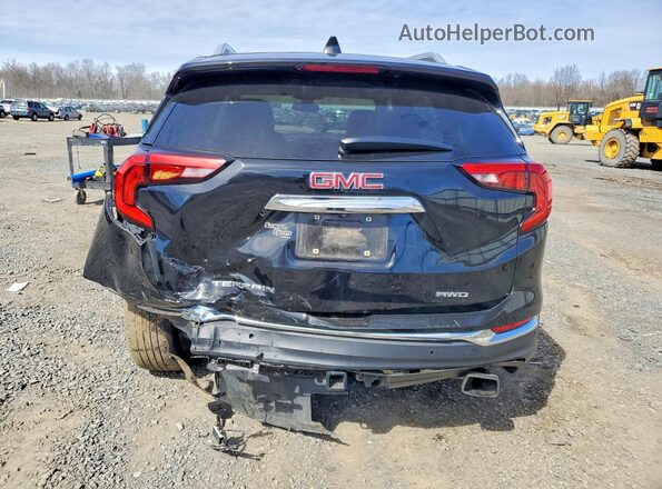 3GKALVEX6LL224674 2020 GMC TERRAIN Черный Вид сзади