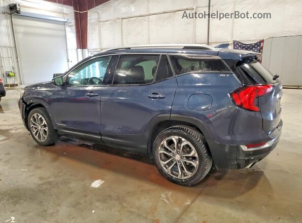3GKALVEX9JL288656 2018 GMC TERRAIN Синий Задняя левая четверть