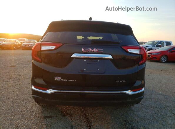 3GKALXEG3RL392843 2024 GMC TERRAIN Черный Вид сзади