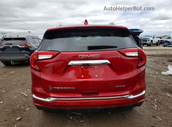 3GKALXEG4PL229583 2023 GMC TERRAIN Красный Вид сзади