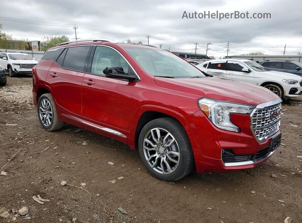 3GKALXEG4PL229583 2023 GMC TERRAIN Красный Передняя правая четверть