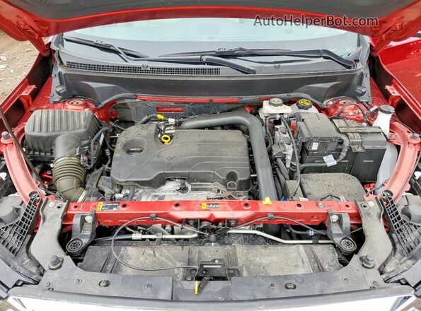 3GKALXEG4PL229583 2023 GMC TERRAIN Красный Вид задней части салона