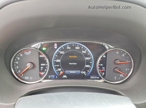 3GKALXEG4PL229583 2023 GMC TERRAIN Красный Вид щитка приборов
