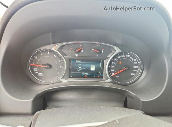 3GKALXEX1JL288324 2018 GMC TERRAIN Черный Вид щитка приборов