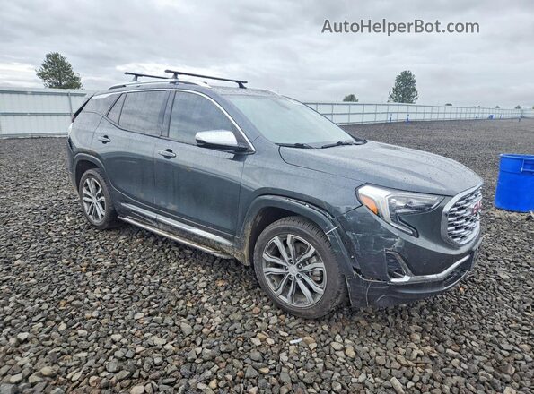 3GKALXEX1JL288324 2018 GMC TERRAIN Черный Передняя правая четверть