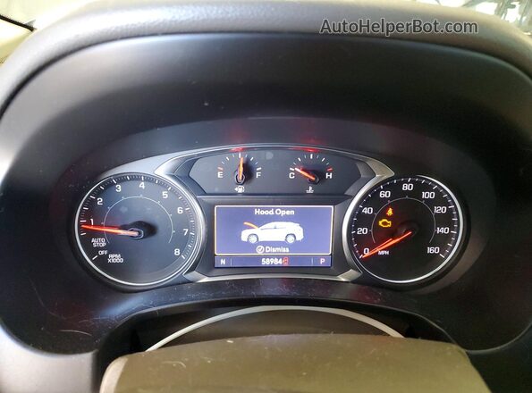 3GKALXEX1KL136139 2019 GMC TERRAIN Gray Widok zestawu wskaźników