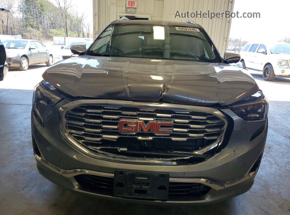 3GKALXEX1KL136139 2019 GMC TERRAIN Gray Widok z przodu
