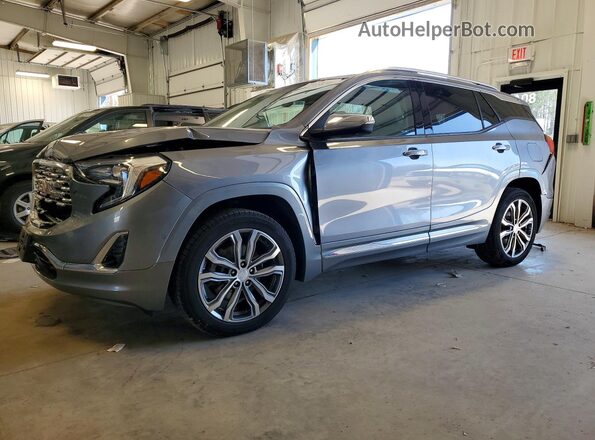 3GKALXEX1KL136139 2019 GMC TERRAIN Gray Przód lewy