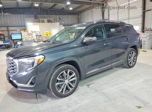 3GKALXEX1LL195970 2020 GMC TERRAIN Gray Vista tres cuartos delantera izquierda