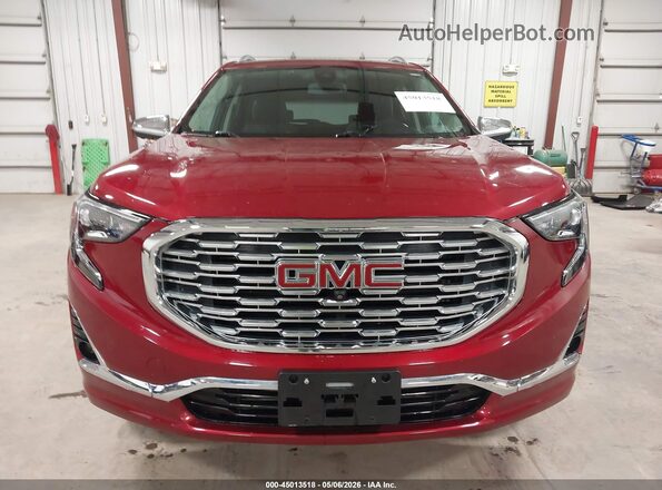 3GKALXEX2KL156500 2019 GMC TERRAIN Красный Вид щитка приборов