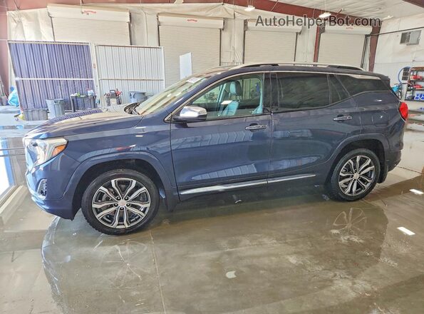 3GKALXEX3KL100114 2019 GMC TERRAIN Blue Przód lewy