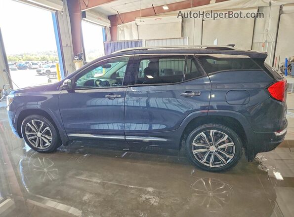 3GKALXEX3KL100114 2019 GMC TERRAIN Blue Tył lewy