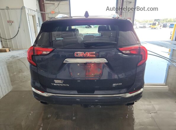 3GKALXEX3KL100114 2019 GMC TERRAIN Blue Widok z tyłu