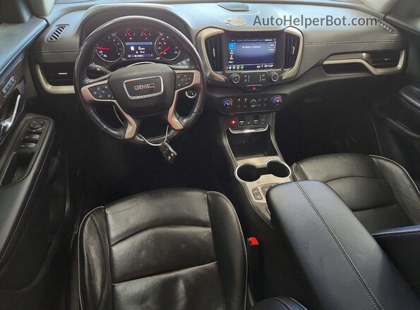 3GKALXEX3KL100114 2019 GMC TERRAIN Blue Widok deski rozdzielczej