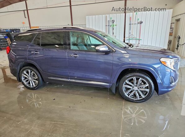 3GKALXEX3KL100114 2019 GMC TERRAIN Blue Przód prawy