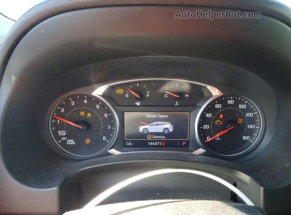 3GKALXEX3KL133422 2019 GMC TERRAIN Maroon Widok zestawu wskaźników