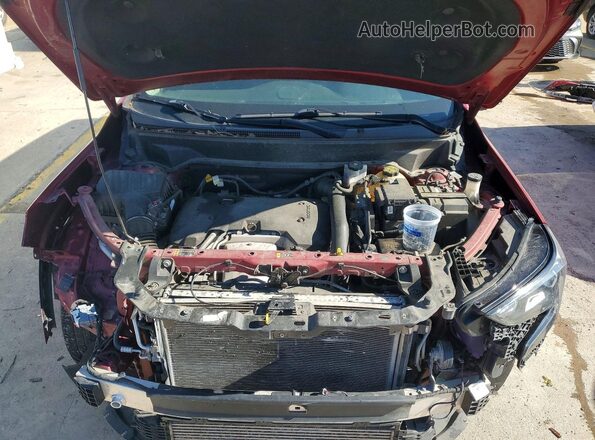 3GKALXEX3KL133422 2019 GMC TERRAIN Maroon Widok komory silnika