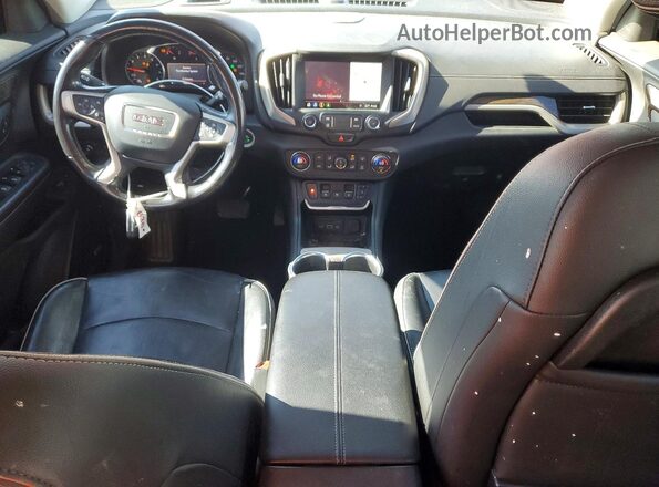 3GKALXEX3KL133422 2019 GMC TERRAIN Maroon Widok deski rozdzielczej