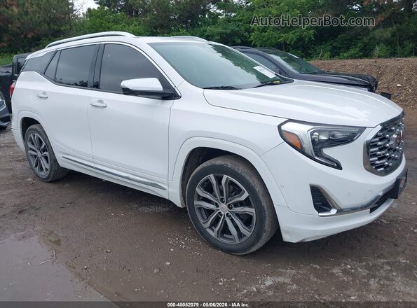 3GKALXEX4LL321416 2020 GMC TERRAIN Белый Передняя правая четверть