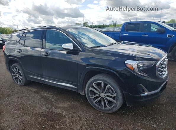 3GKALXEX5KL142087 2019 GMC TERRAIN Черный Передняя правая четверть