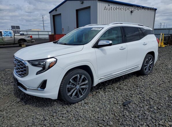3GKALXEX6JL139634 2018 GMC TERRAIN Белый Передняя левая четверть