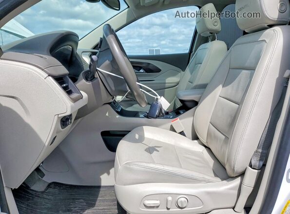 3GKALXEX6JL139634 2018 GMC TERRAIN Белый Вид салона спереди