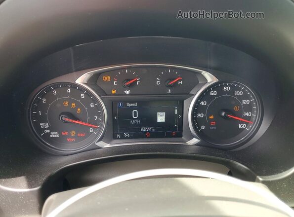 3GKALXEX6JL139634 2018 GMC TERRAIN Белый Вид щитка приборов
