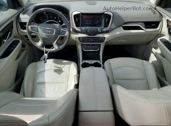 3GKALXEX6JL139634 2018 GMC TERRAIN Белый Вид панели приборов