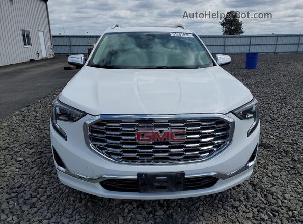 3GKALXEX6JL139634 2018 GMC TERRAIN Белый Вид спереди