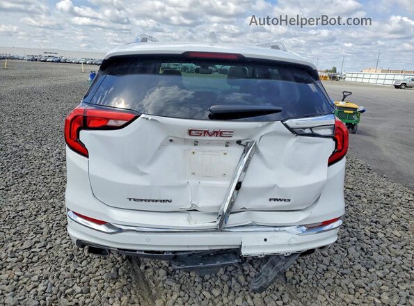3GKALXEX6JL139634 2018 GMC TERRAIN Белый Вид сзади