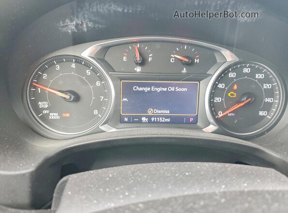 3GKALXEX6KL392230 2019 GMC TERRAIN Черный Вид щитка приборов