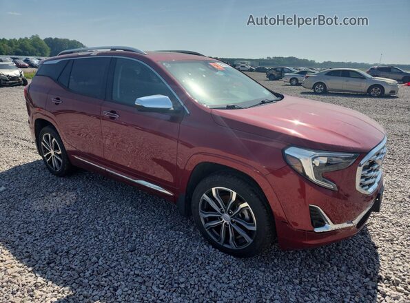 3GKALXEX6LL119077 2020 GMC TERRAIN Бордовый Передняя правая четверть