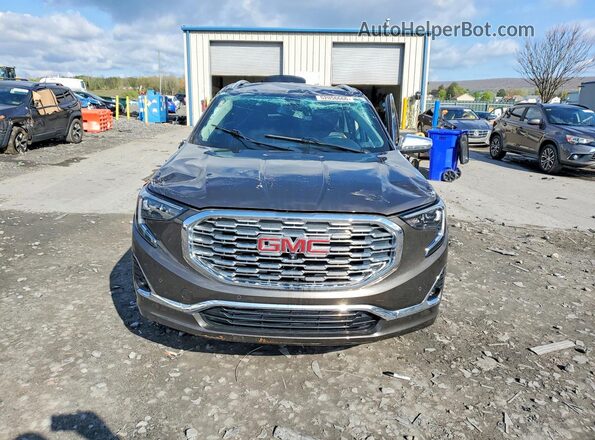 3GKALXEX7LL154646 2020 GMC TERRAIN Brown Widok z przodu