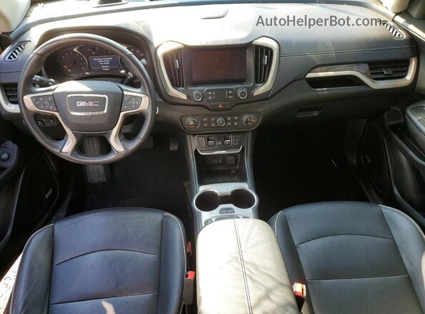 3GKALXEX7LL154646 2020 GMC TERRAIN Brown Widok deski rozdzielczej
