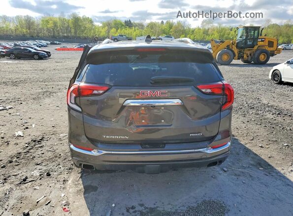 3GKALXEX7LL154646 2020 GMC TERRAIN Brown Widok z tyłu
