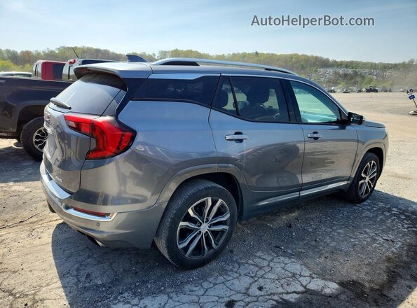 3GKALXEX8LL137581 2020 GMC TERRAIN Gray Trasero derecho