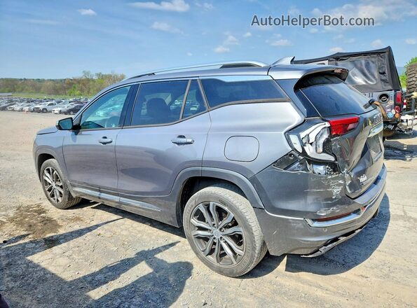 3GKALXEX8LL137581 2020 GMC TERRAIN Gray Trasero izquierdo