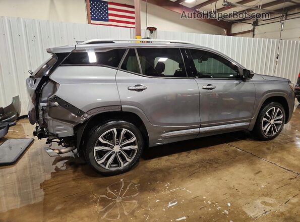 3GKALXEX8LL139248 2020 GMC TERRAIN Gray Trasero derecho