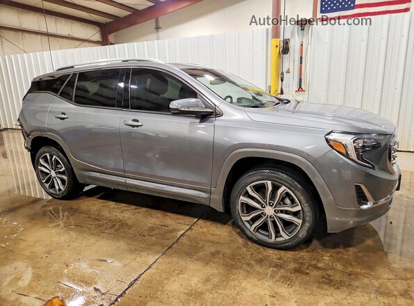 3GKALXEX8LL139248 2020 GMC TERRAIN Gray Delantero derecho